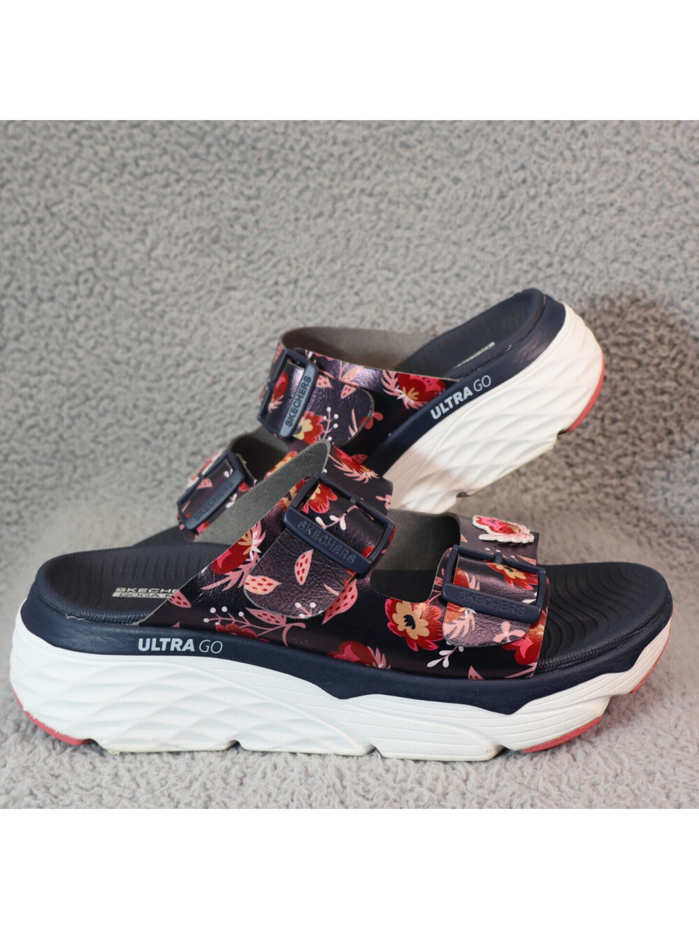 Skechers Ultra Go Arch Fit Sandal sz 9 "Wild Flower" GogaMat